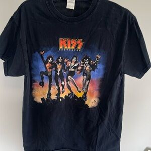 1996 KISS 💋, destroyer, T-shirt, women’s medium black VTG